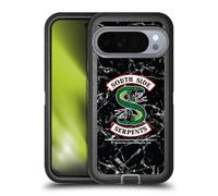 Head Case Designs sous Licence Officielle Riverdale Black and White Marble Logo South Side Serpents Étui Antichoc Ultra-Blindé Compatible avec Google Pixel 10 Pro XL