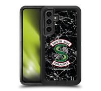 Head Case Designs sous Licence Officielle Riverdale Black and White Marble Logo South Side Serpents Étui Antichoc Ultra-Blindé Compatible avec Samsung Galaxy S24+ 5G