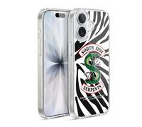 Head Case Designs sous Licence Officielle Riverdale Logo de zèbre South Side Serpents Coque en Gel [Protection de Qualité Militaire] Compatible avec Apple iPhone 17 Et avec MagSafe