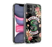 Head Case Designs sous Licence Officielle Riverdale Logo imprimé Floral South Side Serpents Coque en Gel [Protection de Qualité Militaire] Compatible avec Apple iPhone 11 Et Compatible avec MagSafe