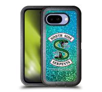Head Case Designs sous Licence Officielle Riverdale Logo imprimé Scintillant South Side Serpents Étui Antichoc Ultra-Blindé Compatible avec Google Pixel 9A