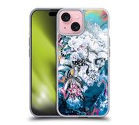 Head Case Designs sous Licence Officielle Riza Peker Memento Mori Crâne 9 Coque en Gel [Protection de Qualité Militaire] Compatible avec Apple iPhone 15 Et Compatible avec MagSafe