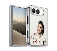 Head Case Designs sous Licence Officielle Robbie Williams Chemise Florale Calendrier Coque en Gel [Protection de Qualité Militaire] Compatible avec Apple iPhone Duo Et Compatible avec MagSafe