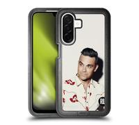 Head Case Designs sous Licence Officielle Robbie Williams Chemise Florale Calendrier Étui Antichoc Ultra-Blindé Compatible avec Samsung Galaxy A26 5G