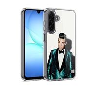 Head Case Designs sous Licence Officielle Robbie Williams Contexte Blanc Calendrier Coque en Gel [Protection de Qualité Militaire] Compatible avec Samsung Galaxy A17 4G / 5G