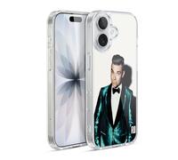 Head Case Designs sous Licence Officielle Robbie Williams Contexte Blanc Calendrier Coque en Gel [Protection de Qualité Militaire] Compatible avec Apple iPhone 17 Et Compatible avec MagSafe
