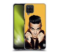 Head Case Designs sous Licence Officielle Robbie Williams Manteau De Fourrure Calendrier Coque en Gel [Protection de Qualité Militaire] Compatible avec Samsung Galaxy A12 (2020)