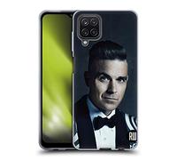 Head Case Designs sous Licence Officielle Robbie Williams Smoking Imprimé Calendrier Coque en Gel [Protection de Qualité Militaire] Compatible avec Samsung Galaxy A12 (2020)