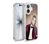 Head Case Designs sous Licence Officielle Robbie Williams Smoking Magenta Calendrier Coque en Gel [Protection de Qualité Militaire] Compatible avec Apple iPhone 17 Et Compatible avec MagSafe