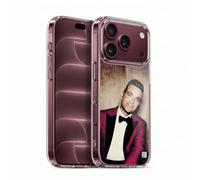 Head Case Designs sous Licence Officielle Robbie Williams Smoking Magenta Calendrier Coque en Gel [Protection de Qualité Militaire] Compatible avec Apple iPhone 18 Pro Et Compatible avec MagSafe