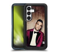 Head Case Designs sous Licence Officielle Robbie Williams Smoking Magenta Calendrier Étui Antichoc Ultra-Blindé Compatible avec Samsung Galaxy S24 5G