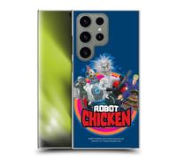 Head Case Designs sous Licence Officielle Robot Chicken Les Personnages Graphiques Coque Dure pour l'arrière Compatible avec Samsung Galaxy S24 Ultra 5G