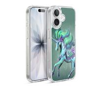 Head Case Designs sous Licence Officielle Rose Khan Mer Verte Licornes Coque en Gel [Protection de Qualité Militaire] Compatible avec Apple iPhone 17 Et avec MagSafe