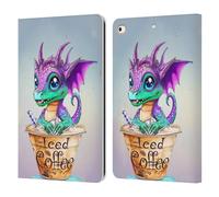 Head Case Designs sous Licence Officielle Ruth Thompson Café Glacé Tasse de Dragons Étui Portefeuille en Cuir Compatible avec Apple iPad 9.7 2017 / iPad 9.7 2018