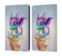 Head Case Designs sous Licence Officielle Ruth Thompson Café Glacé Tasse de Dragons Étui Portefeuille en Cuir Compatible avec Apple iPad Air 2 (2014)
