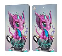 Head Case Designs sous Licence Officielle Ruth Thompson Café Tasse de Dragons Étui Portefeuille en Cuir Compatible avec Apple iPad 9.7 2017 / iPad 9.7 2018