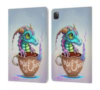 Head Case Designs sous Licence Officielle Ruth Thompson Chocolat Chaud Tasse de Dragons Étui Portefeuille en Cuir Compatible avec Apple iPad Pro 11 2020/2021 / 2022