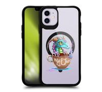Head Case Designs sous Licence Officielle Ruth Thompson Chocolat Chaud Tasses et Dragons Black Shockproof Bumper Case [Military Grade] Compatible with Apple iPhone 11 and Compatible with MagSafe