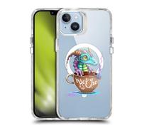 Head Case Designs sous Licence Officielle Ruth Thompson Chocolat Chaud Tasses et Dragons Étui Antichoc [Qualité Militaire] Compatible avec Apple iPhone 14 Plus et Compatible avec MagSafe