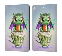 Head Case Designs sous Licence Officielle Ruth Thompson Matcha Tasse de Dragons Étui Portefeuille en Cuir Compatible avec Apple iPad 9.7 2017 / iPad 9.7 2018