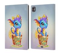 Head Case Designs sous Licence Officielle Ruth Thompson Thé Glacé Tasse de Dragons Étui Portefeuille en Cuir Compatible avec Apple iPad Pro 11 M4/M5 2024/2025