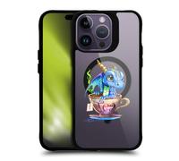 Head Case Designs sous Licence Officielle Ruth Thompson Thé Tasses et Dragons Black Shockproof Bumper Case [Military Grade] Compatible with Apple iPhone 14 Pro Max and Compatible with MagSafe