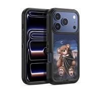 Head Case Designs sous Licence Officielle Sarah Richter Bat Cuddling A Toy Bear Animaux Étui Antichoc Ultra-Blindé Compatible avec Apple iPhone 17 Pro Max