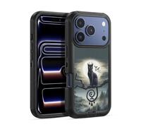 Head Case Designs sous Licence Officielle Sarah Richter Chat Et Chauves Souris Noirs Gothiques Animaux Étui Antichoc Ultra-Blindé Compatible avec Apple iPhone 17 Pro Max