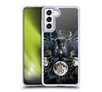 Head Case Designs sous Licence Officielle Sarah Richter Corbeau Noir Gothique Animaux Coque en Gel [Protection de Qualité Militaire] Compatible avec Samsung Galaxy S21 5G Et Compatible avec MagSafe