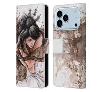 Head Case Designs Sous licence officielle Sarah Richter Girl with Aquarell Cape Fantasy Leather Wallet Case Compatible avec Apple iPhone 17 Pro