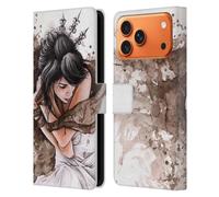 Head Case Designs Sous licence officielle Sarah Richter Girl with Aquarell Cape Fantasy Leather Wallet Case Compatible avec Apple iPhone 17 Pro Max
