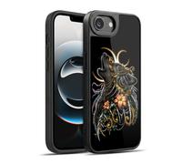 Head Case Designs sous Licence Officielle Sarah Richter Loup Hurlant Noir Gothique Animaux Coque en Gel renforcée [Protection de Qualité Militaire] Compatible avec Apple iPhone 16e / iPhone 17e