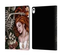 Head Case Designs sous Licence Officielle Sarah Richter Vie Et Mort Yin Yang Girl Gothique Étui Portefeuille en Cuir Compatible avec Apple iPad Air 13 2024/2025
