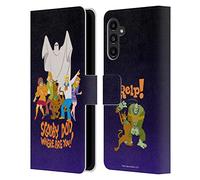 Head Case Designs sous Licence Officielle Scooby-Doo Ou est tu? Mystery Inc. Étui Portefeuille en Cuir Compatible avec Samsung Galaxy A13 5G (2021)