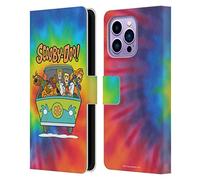 Head Case Designs sous Licence Officielle Scooby-Doo Tie Dye Mystery Inc. Étui Portefeuille en Cuir Compatible avec Apple iPhone 14 Pro Max