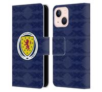 Head Case Designs sous Licence Officielle Scotland National Football Team Accueil Kit 2026 Étui Portefeuille en Cuir Compatible avec Apple iPhone 13 Mini