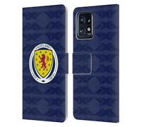 Head Case Designs sous Licence Officielle Scotland National Football Team Accueil Kit 2026 Étui Portefeuille en Cuir Compatible avec Moto Edge 40 Pro/Plus 2023