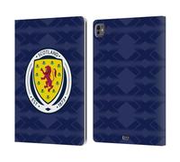 Head Case Designs sous Licence Officielle Scotland National Football Team Accueil Kit 2026 Étui Portefeuille en Cuir Compatible avec Apple iPad Pro 13 M4 2024