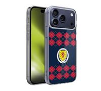 Head Case Designs sous Licence Officielle Scotland National Football Team Argyle Logo 2 Coque en Gel [Protection de Qualité Militaire] Compatible avec Apple iPhone 17 Pro Max