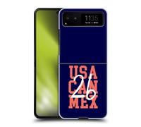 Head Case Designs sous Licence Officielle Scotland National Football Team Bleu 2026 Nous Arrivons Coque Dure pour l'arrière Compatible avec Motorola Razr 40 / Razr 2023