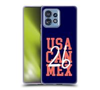 Head Case Designs sous Licence Officielle Scotland National Football Team Bleu 2026 Nous Arrivons Coque en Gel [Protection de Qualité Militaire] Compatible avec Moto Edge 40 Pro/Plus 2023