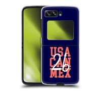 Head Case Designs sous Licence Officielle Scotland National Football Team Bleu 2026 Nous Arrivons Coque Dure pour l'arrière Compatible avec Motorola Razr 2022