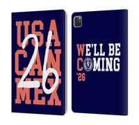 Head Case Designs sous Licence Officielle Scotland National Football Team Bleu 2026 Nous Arrivons Étui Portefeuille en Cuir Compatible avec Apple iPad Pro 11 2020/2021 / 2022