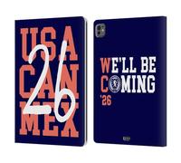 Head Case Designs sous Licence Officielle Scotland National Football Team Bleu 2026 Nous Arrivons Étui Portefeuille en Cuir Compatible avec Apple iPad Pro 13 M4/M5 2024/2025