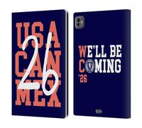 Head Case Designs sous Licence Officielle Scotland National Football Team Bleu 2026 Nous Arrivons Étui Portefeuille en Cuir Compatible avec Apple iPad Pro 11 M4/M5 2024/2025