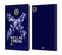 Head Case Designs sous Licence Officielle Scotland National Football Team Graphismes 2026 Nous Arrivons Étui Portefeuille en Cuir Compatible avec Apple iPad Pro 11 M4/M5 2024/2025