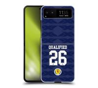 Head Case Designs sous Licence Officielle Scotland National Football Team Maillot Domicile 2026 Nous Arrivons Coque Dure pour l'arrière Compatible avec Motorola Razr 40 / Razr 2023