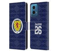 Head Case Designs sous Licence Officielle Scotland National Football Team Maillot Domicile 2026 Nous Arrivons Étui Portefeuille en Cuir Compatible avec Motorola Moto G34 5G