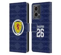 Head Case Designs sous Licence Officielle Scotland National Football Team Maillot Domicile 2026 Nous Arrivons Étui Portefeuille en Cuir Compatible avec Motorola Moto G85