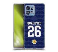 Head Case Designs sous Licence Officielle Scotland National Football Team Maillot Domicile 2026 Nous Arrivons Coque en Gel [Protection de Qualité Militaire] Compatible avec Moto Edge 40 Pro/Plus 2023